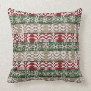 Ethnic African tribal stripes pattern Cushion