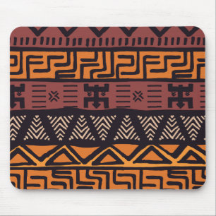 Ethnic African Vibes In Bohemian Style Mouse Mat