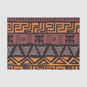 Ethnic African Vibes In Bohemian Style Tissue Paper