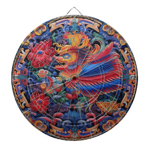 Ethnic Ancient Dragon Dartboard
