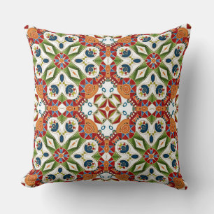 ethnic Arabic oriental ornament vintage Cushion