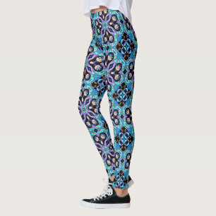ethnic Arabic oriental ornament vintage oriental Leggings