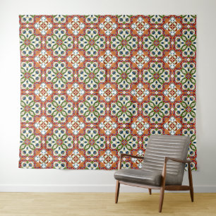 ethnic Arabic oriental ornament vintage Tapestry