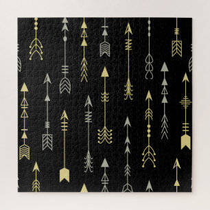 Ethnic Arrow: Seamless Pattern Design Jigsaw Puzzle