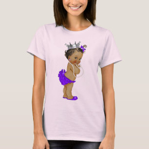 Ethnic Baby Princess and Pearls T-Shirt