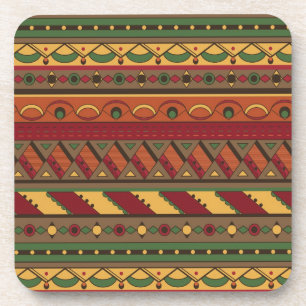 Ethnic background coaster