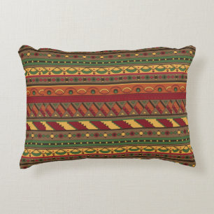 Ethnic background decorative cushion