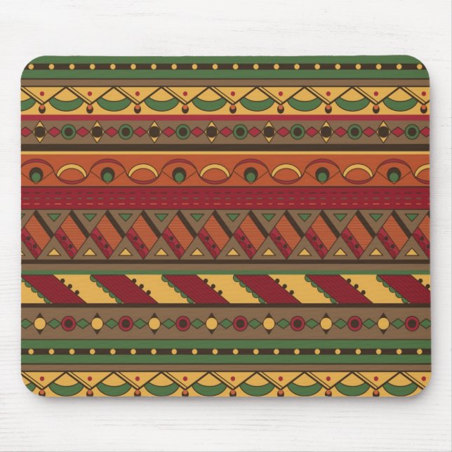 Ethnic background mouse mat (Front)