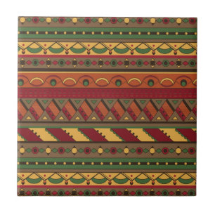 Ethnic background tile
