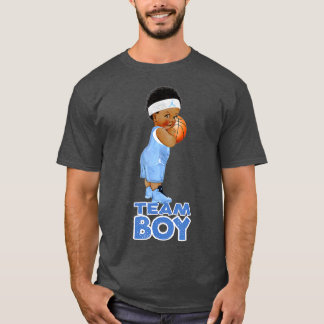 Ethnic Basketball Team Boy Baby Gender Reveal T-Shirt