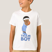 Ethnic Basketball Team Boy Baby Gender Reveal