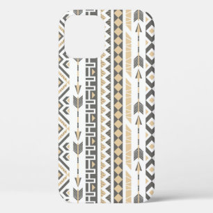 Ethnic Beige Seamless: Vintage Pattern iPhone 12 Case