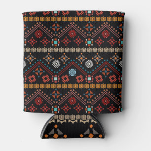 Ethnic Boho: Colourful Tribal Seamless. Can Cooler