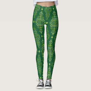 Ethnic Boho: Creative Tribal Seamless. Leggings