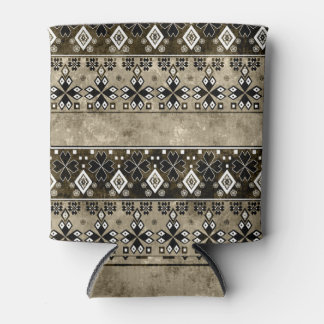 Ethnic Boho Grunge: Colourful Pattern Can Cooler