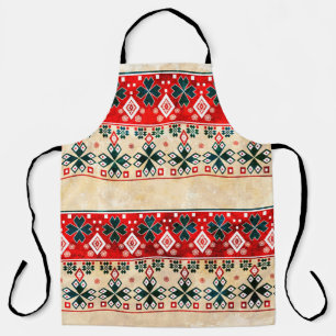Ethnic boho grunge old pattern. Tribal art print. Apron