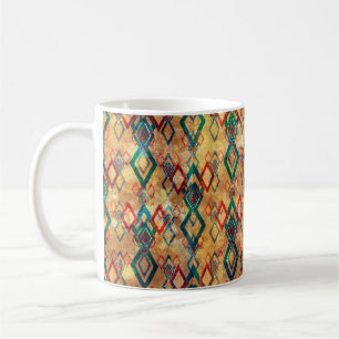 Ethnic boho grunge old pattern. Tribal art print. Coffee Mug