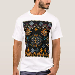 Ethnic Boho Ornament Seamless Pattern T-Shirt