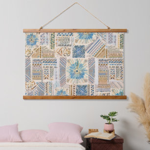 Ethnic Boho Patchwork Wall Hanging Tapestry
