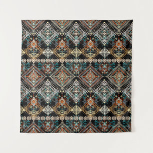 Ethnic boho seamless pattern. Ethno ornament. Trib Tapestry