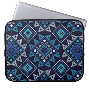Ethnic boho seamless pattern laptop sleeve