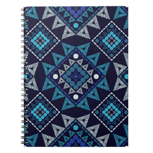 Ethnic boho seamless pattern notebook (Front)