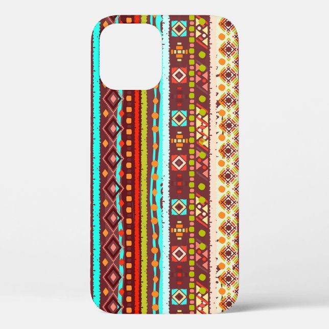 Ethnic boho seamless pattern. Tribal art print. Ba Case-Mate iPhone Case (Back)