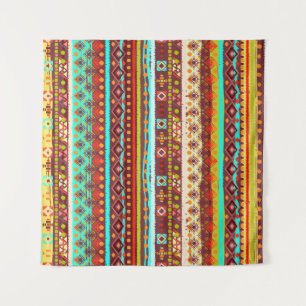 Ethnic boho seamless pattern. Tribal art print. Ba Tapestry