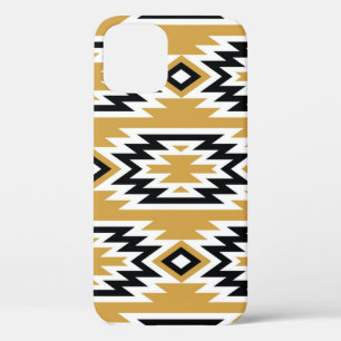 Ethnic boho: vintage geometric pattern. iPhone 12 case