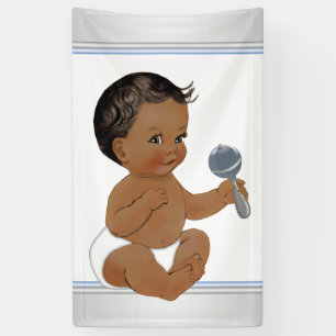 Ethnic Boy Baby Shower Banner