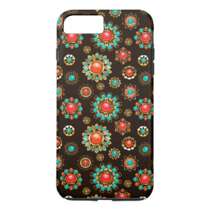 Ethnic Brooches Seamless Pattern iPhone 8 Plus/7 Plus Case