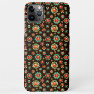 Ethnic Brooches Seamless Pattern iPhone 11Pro Max Case