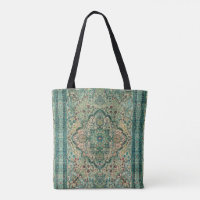 Ethnic Carpet Geometric Floral Design