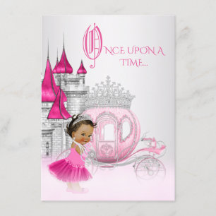 Ethnic Cinderella Princess Birthday Party Invitation