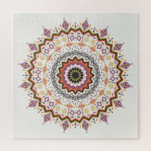 Ethnic Decorative: Vintage Native Ornament Jigsaw Puzzle