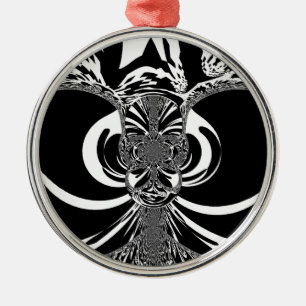 Ethnic Design Metal Tree Decoration