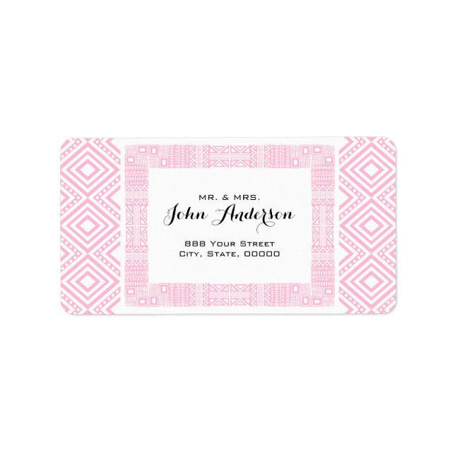 Ethnic Design Return Address Labels 1 (Front)