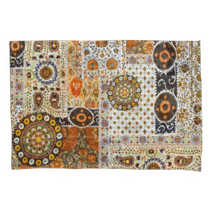 Ethnic Digital Abstract: Seamless Pattern Pillowcase