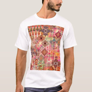 Ethnic Digital Abstract Seamless Pattern T-Shirt