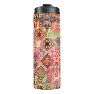 Ethnic Digital Abstract Seamless Pattern Thermal Tumbler