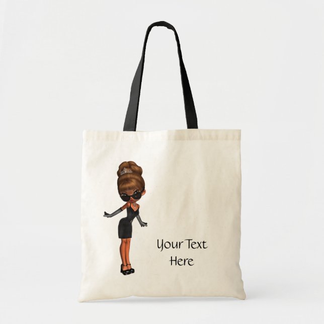 Ethnic Diva Princess Tote Bag (Front)