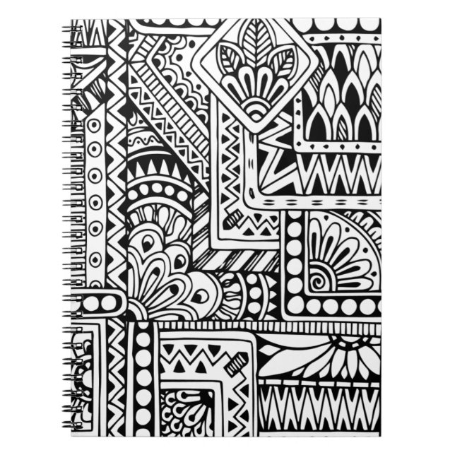 Ethnic Doodle Notebook (Front)