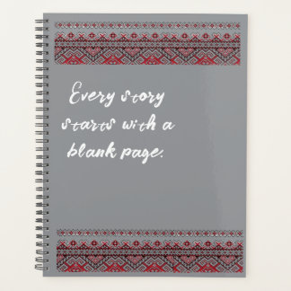 Ethnic Embroidered Planner