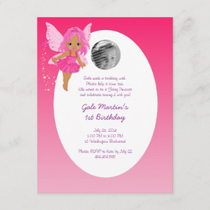 Ethnic Fairy Princess Girl's Birthday Party Invitation