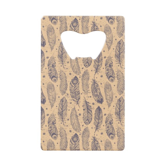 Ethnic Feather Outline Pattern (Front)