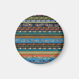 Ethnic Feathers: Embroidery Boho Chic Magnet