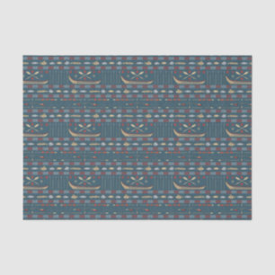 Ethnic Fishing Pattern Tissue Paper