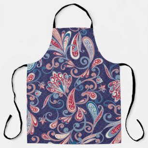 Ethnic Floral: Abstract Oriental Seamless. Apron