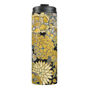 Ethnic Floral: Creative Paisley Texture. Thermal Tumbler