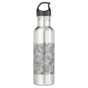Ethnic Floral Doodle 710 Ml Water Bottle